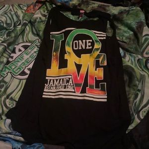 Rastafari one love tank small